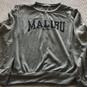 It’s a sweatshirt not very warm but pretty stylish